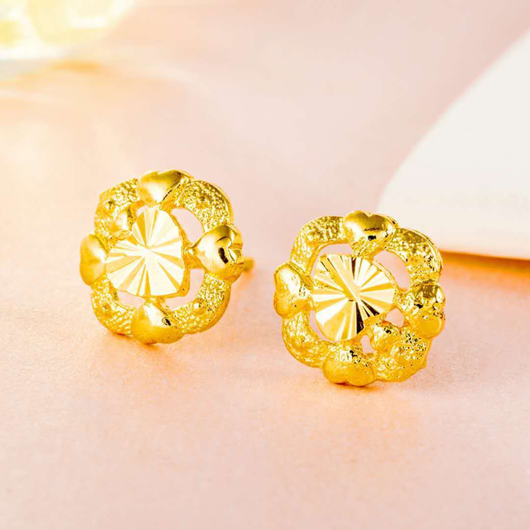 24K Gold Earrings