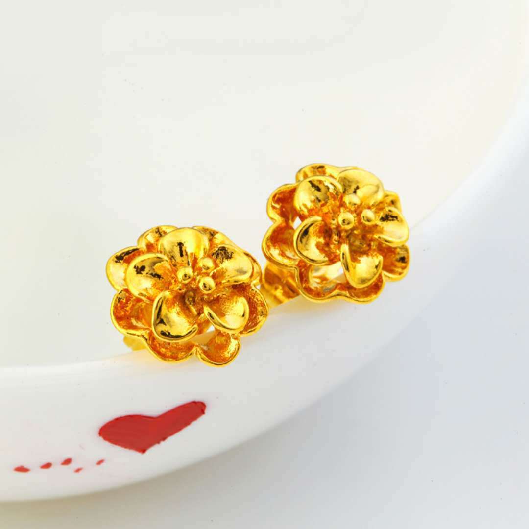 24K Gold Earrings
