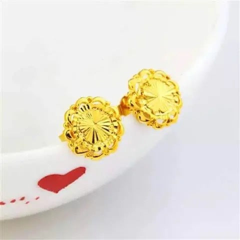 24K Gold Earrings