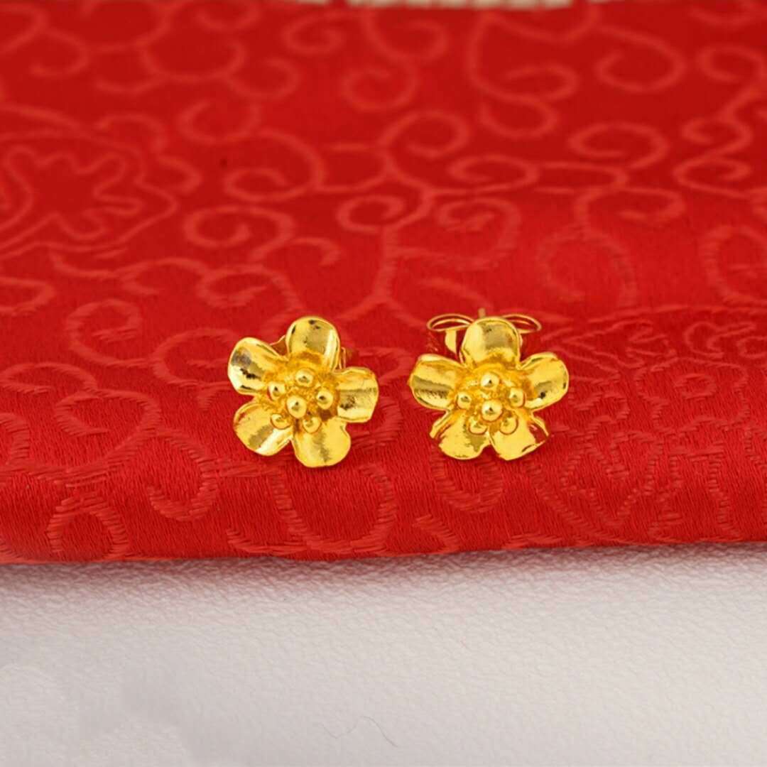 24K Gold Earrings