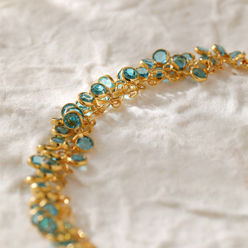 18K Real Gold Multi-layer Bracelet