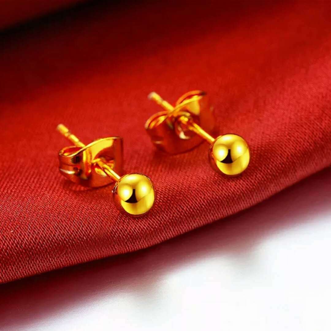 24K Gold Earrings