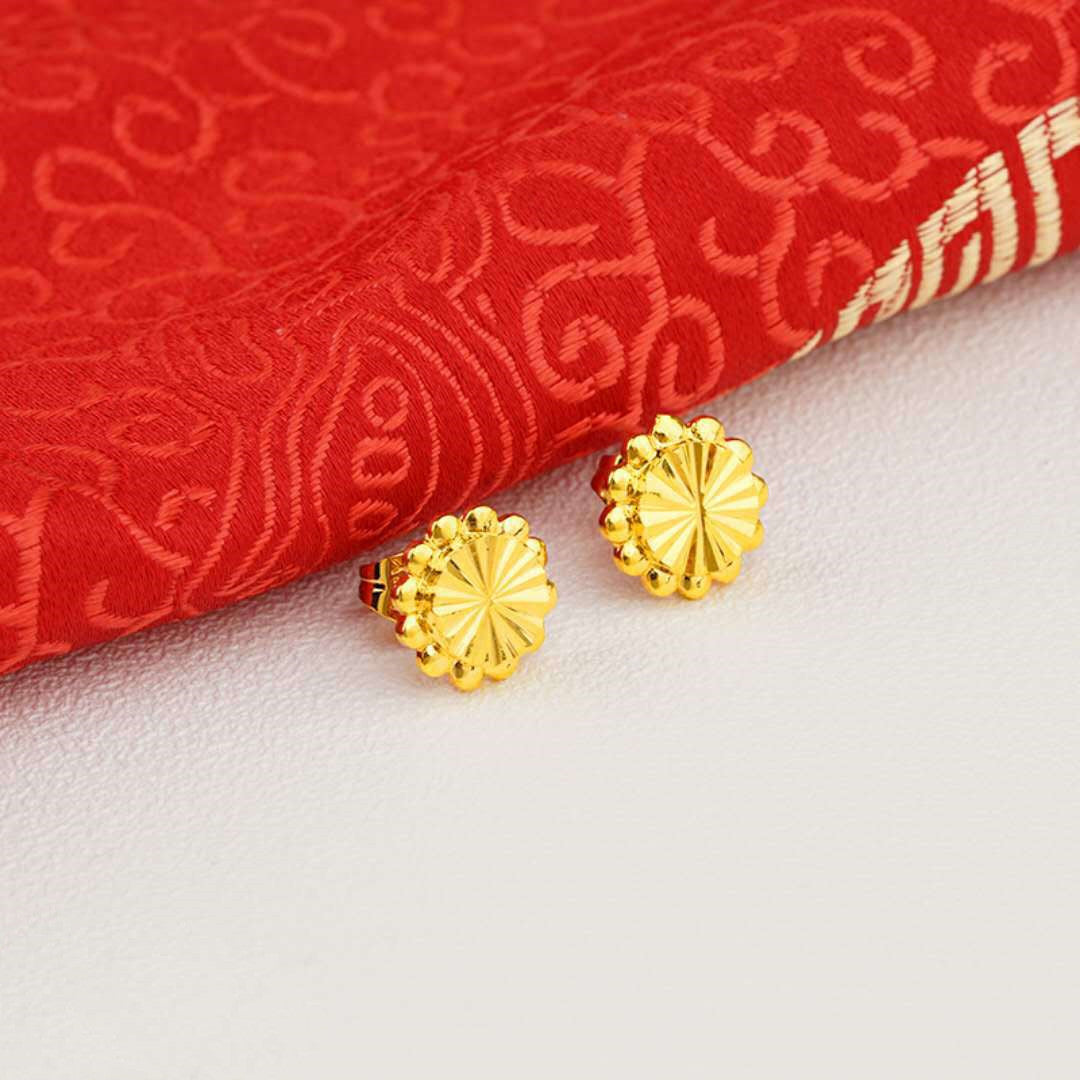 24K Gold Earrings