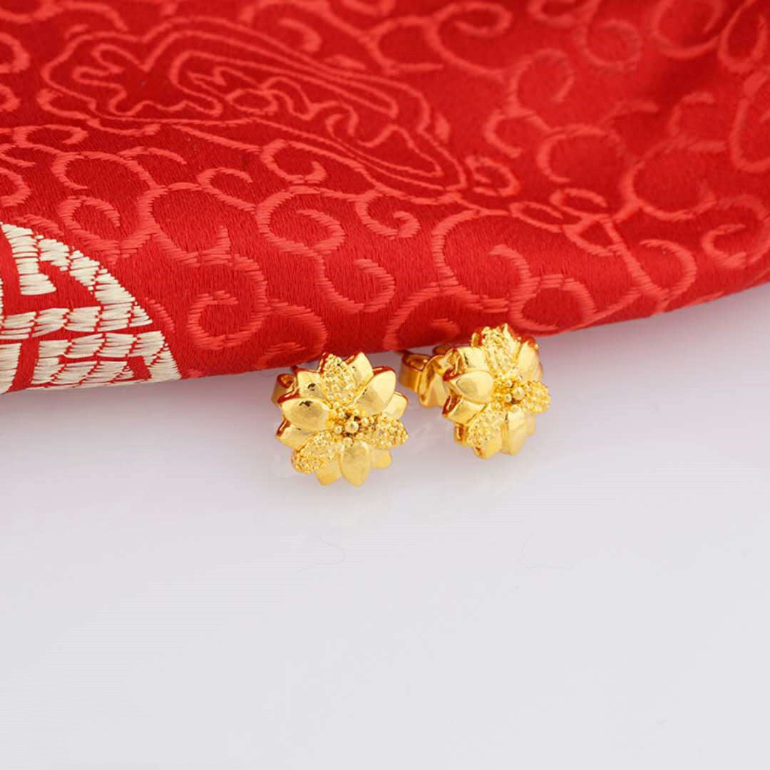 24K Gold Earrings